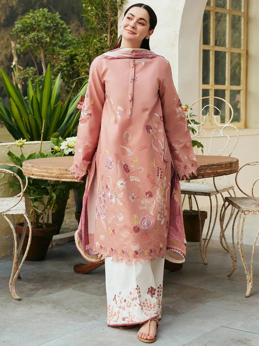 EMBROIDERED LAWN 3PC 1002